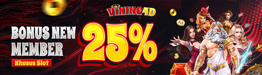 BONUS NEW MEMBER SLOT 25%