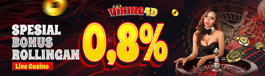SPESIAL BONUS ROLLINGAN LIVE CASINO 0.8%
